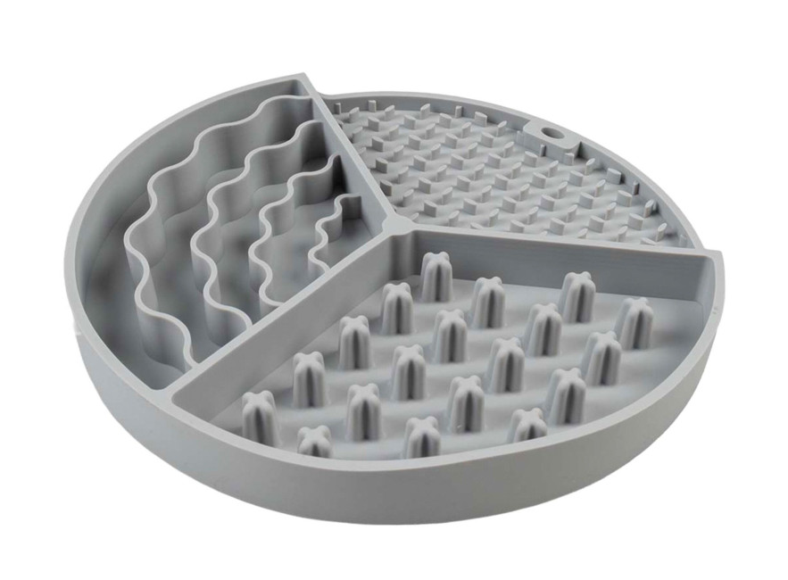 Bol anti-glouton DuvoPlus Triple gris