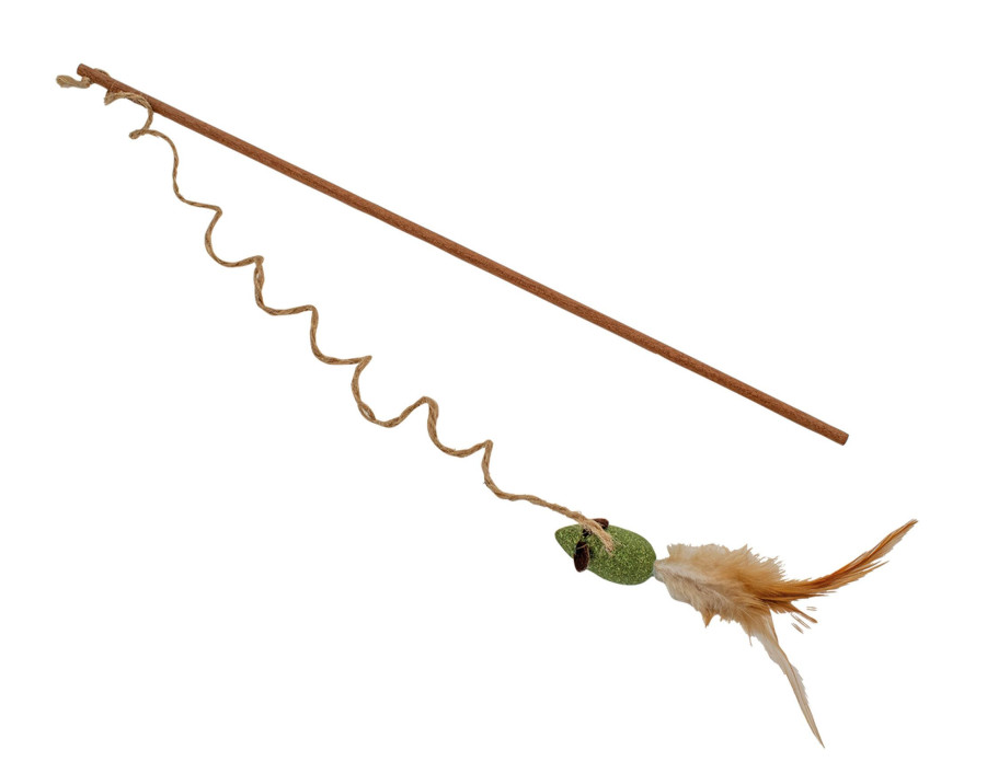 Canne à pêche souris Matatabi pour chat – Oh My Cat
