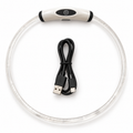 Collier lumineux rechargeable USB-C pour chien – 20 à 68 cm